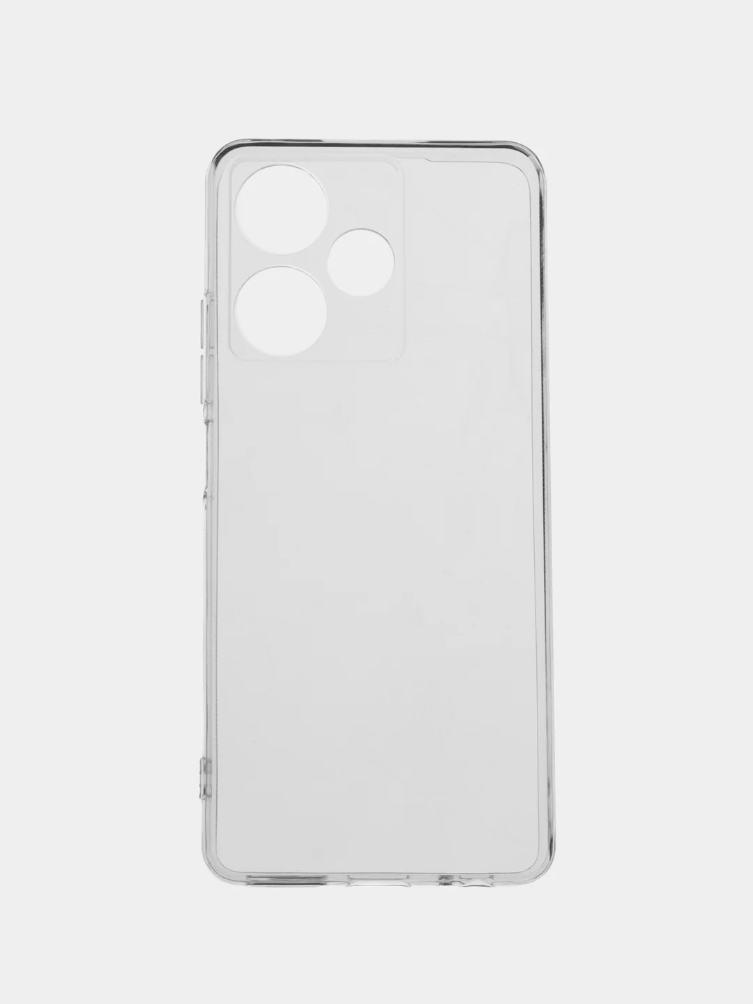 Прозрачный чехол Infinix Hot 30 / Инфиникс Хот 30, прозрачный, силиконовый, с защитой камеры