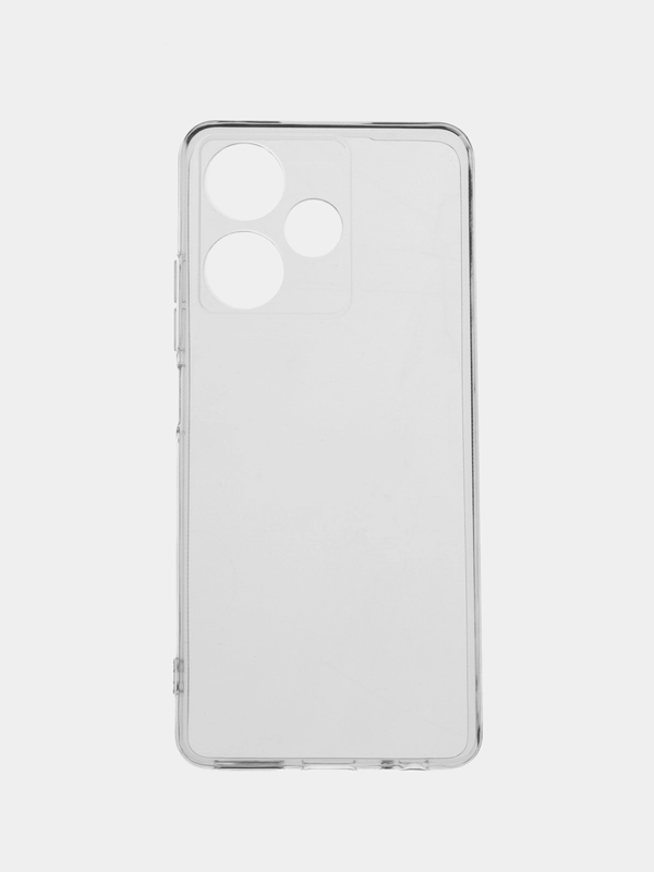 Чехол Infinix Hot 30 / Инфиникс Хот 30, прозрачный, силиконовый, с защитой камеры