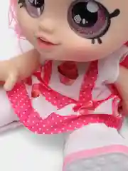 Бирюзовый кукла музыкальная с сюрпризом Kindi Kids (Кинди Кидс) Dessert Girl, с аксессуарами