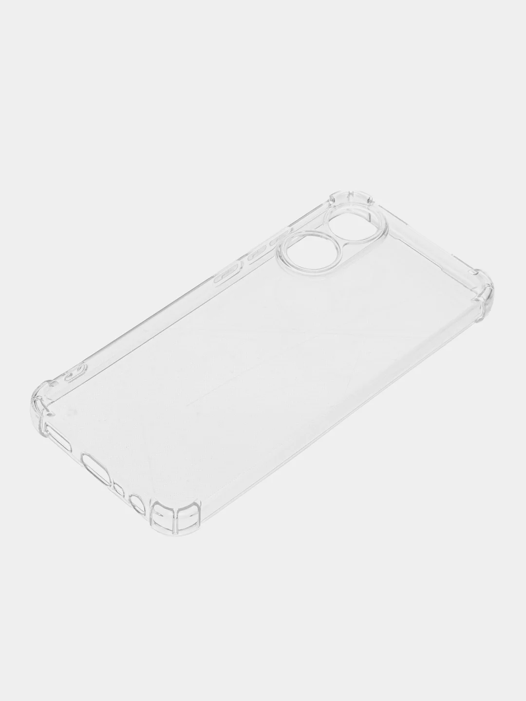 Прозрачный силиконовый чехол для Oppo A78 (Оппо А78), прозрачный