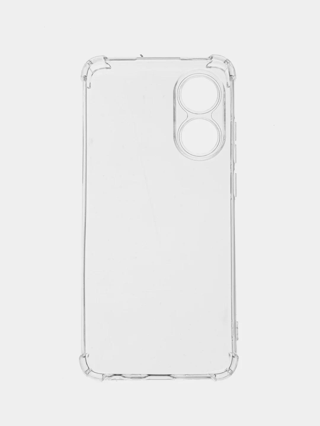 Прозрачный силиконовый чехол для Oppo A78 (Оппо А78), прозрачный