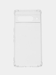 Силиконовый чехол для Google Pixel 7 Pro (Гугл Пиксель 7 Про), прозрачный