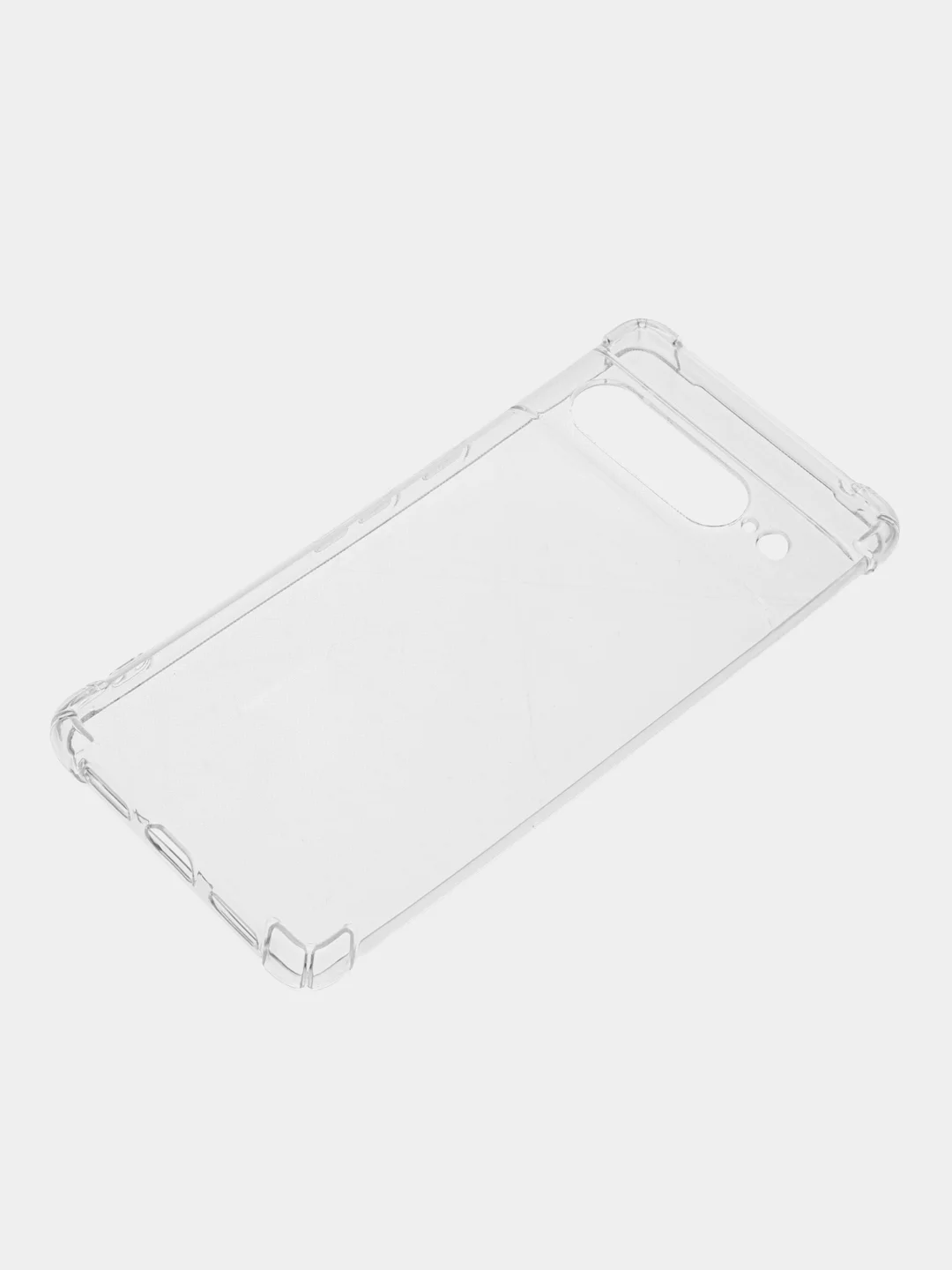 Прозрачный силиконовый чехол для Google Pixel 7 Pro (Гугл Пиксель 7 Про), прозрачный