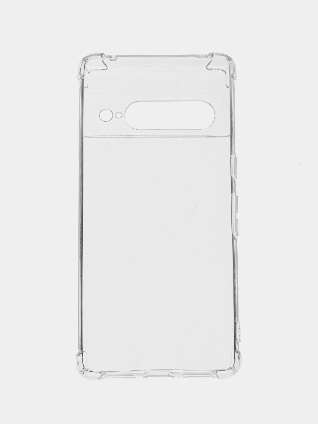 Прозрачный силиконовый чехол для Google Pixel 7 Pro (Гугл Пиксель 7 Про), прозрачный