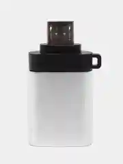 Серебряный переходник USB 3.0 на Micro USB OTG