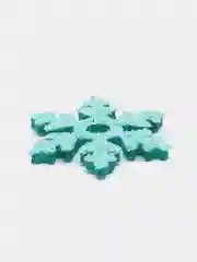Бирюзовый снежинки из цветного фоамирана
