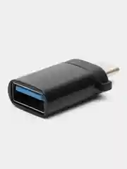 Серебряный переходник USB 3.0 на Type-C OTG