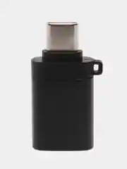 Черный переходник USB 3.0 на Type-C OTG