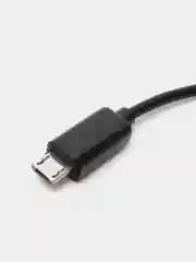 Черный otg переходник с Type-C на USB с проводом