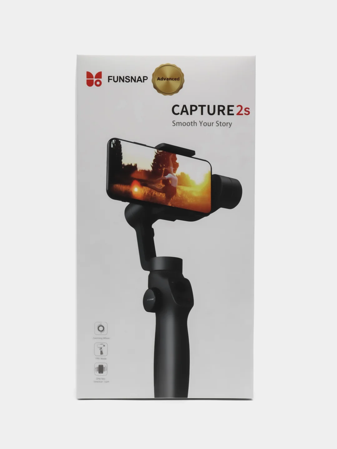 Черный стабилизатор для смартфона Xiaomi Funsnap Capture 2S