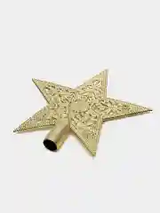 Звезда для ёлки "Зимнее волшебство", размеры 18,5х18 см, макушка на елку. Цвет: золото