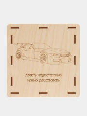 Копилка деревянная для денег,  в сборе, копилка тик ток 50500
