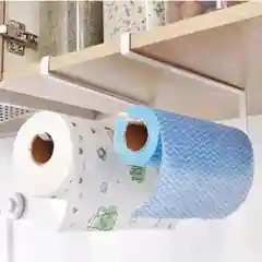 Держатель для бумажных полотенец подвесной, S-образный, цвет белый, 1 штука