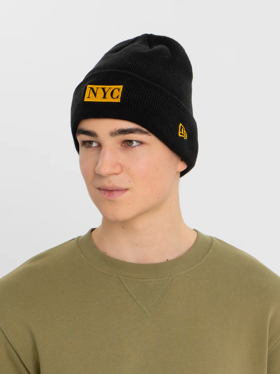 Черный шапка "New Era" взрослая, унисекс