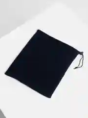Синий снуд флисовый