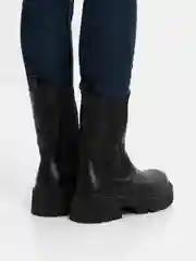 Угольный ботинки женские зимние, с мехом