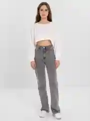 Белый свитшот женский