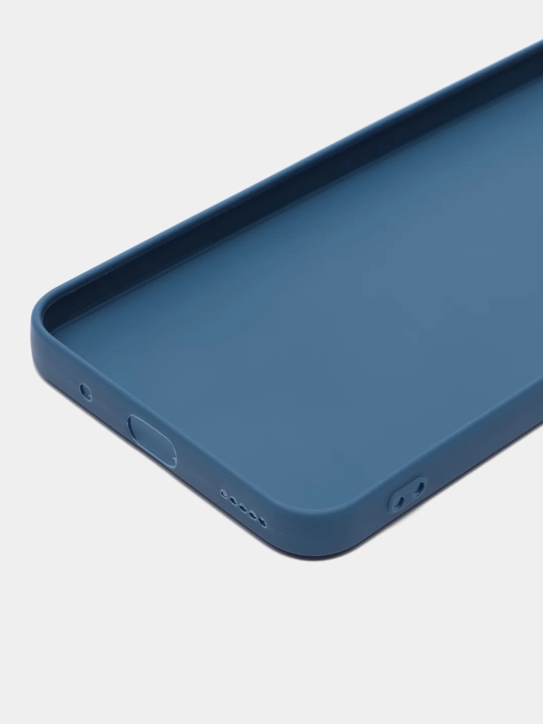 Синий чехол для Honor 90 Lite, Honor X50i матовый / прозрачный ROSCO силиконовый с защитой камер