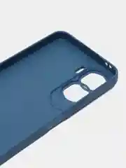 Синий чехол для Honor 90 Lite, Honor X50i матовый / прозрачный ROSCO силиконовый с защитой камер