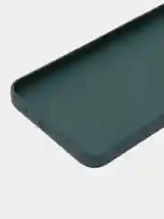 Тёмно-зелёный чехол для Honor 90 Lite, Honor X50i матовый / прозрачный ROSCO силиконовый с защитой камер