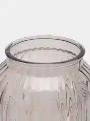 Серый металлик ваза стеклянная