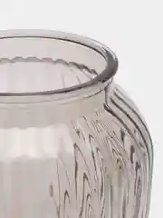 Серый металлик ваза стеклянная