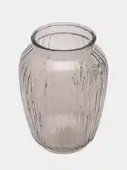 Серый металлик ваза стеклянная
