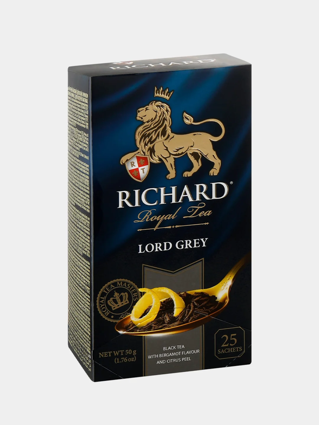 Чай в пакетиках Richard "Lord Grey", черный, 25 пакетиков