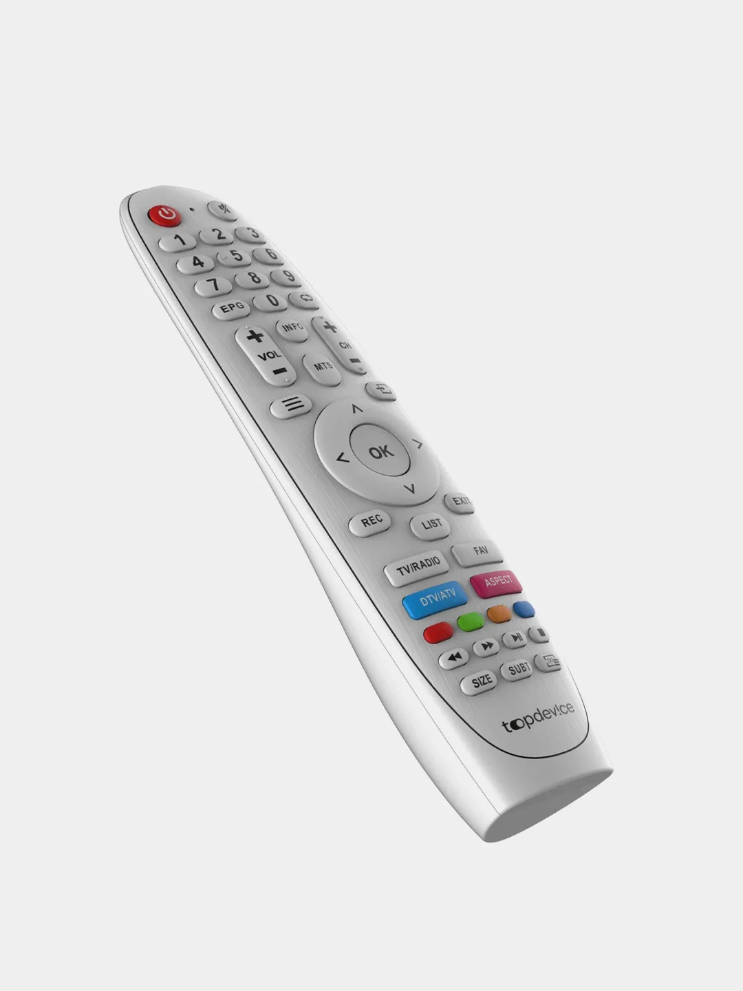 Белый телевизор LED 40" Topdevice Frameless 40CN04F, Full HD/USB/DVB-T2/C/S2