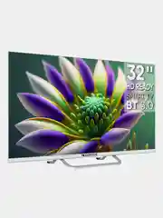 Белый телевизор LED 32" Topdevice Frameless Neo 32CS04H, HD/Smart TV/Wi-Fi/Bluetooth