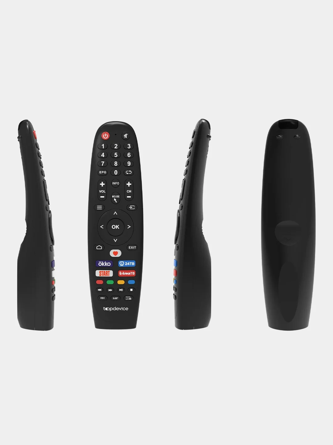 Черный телевизор LED 43" Topdevice Ultra 43CS05U UHD 4K/Smart TV/Wi-Fi