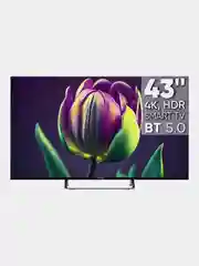 Черный телевизор LED 43" Topdevice Ultra Neo 43CS06U UHD 4K/Smart TV/Wi-Fi/Bluetooth