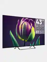 Черный телевизор LED 43" Topdevice Ultra Neo 43CS06U UHD 4K/Smart TV/Wi-Fi/Bluetooth