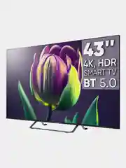 Черный телевизор LED 43" Topdevice Ultra Neo 43CS06U UHD 4K/Smart TV/Wi-Fi/Bluetooth