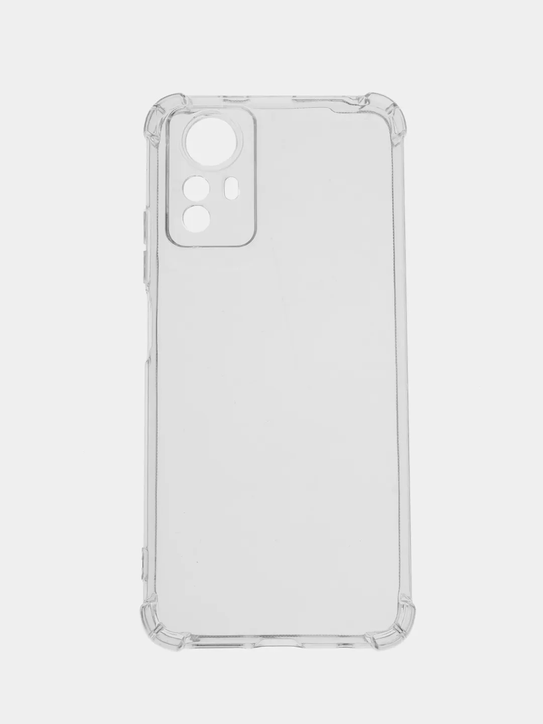 Прозрачный силиконовый чехол для Xiaomi Redmi Note 12S (Сяоми Редми Нот 12С), прозрачный черный