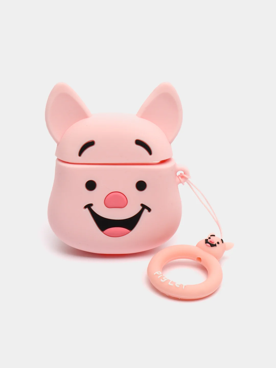 Розовый чехол для беспроводных наушников AirPods 1 / 2, Аир Подс 1 / 2, Эйр Подс