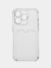 Чехол на iphone 14 pro/ 14 pro max/ 15 pro max про макс с карманом для карты