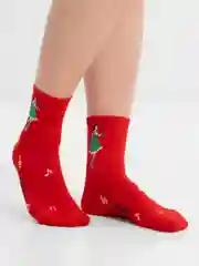 Алый носки новогодние