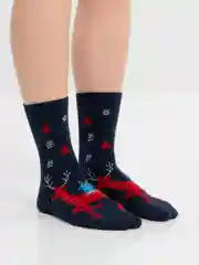 Фиолетовый носки новогодние
