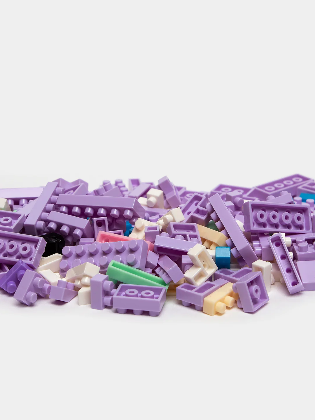 Сиреневый детский 3D конструктор, игрушка развивающая