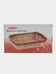 Коричневый форма для запекания JEWEL "Мрамор", 24 см, коричневая, керамика