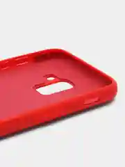 Алый чехол накладка "Soft-touch", с перфорацией для Samsung J4/J4 Plus/J6/J6 Plus/Note 10