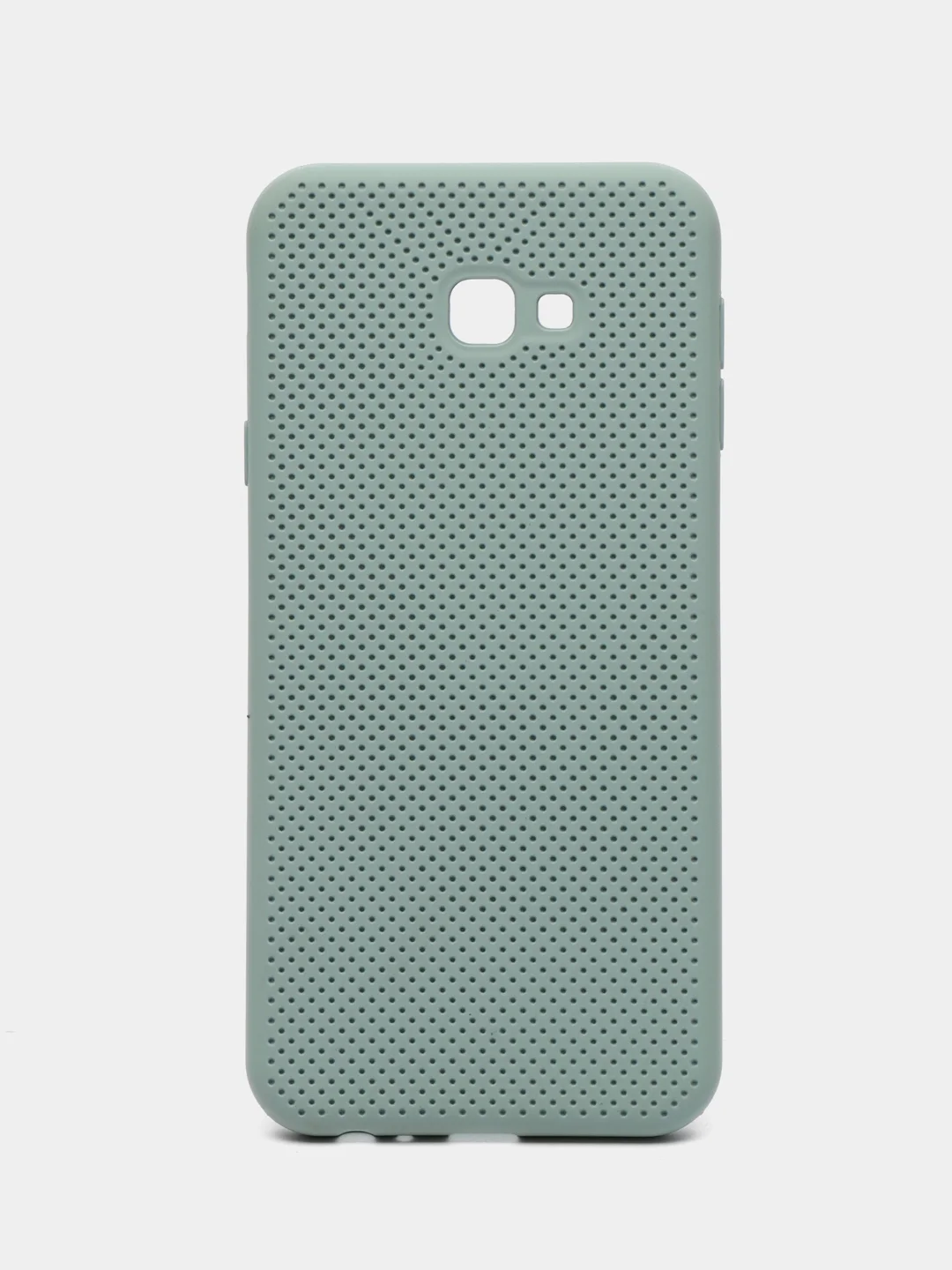 Бирюзовый чехол накладка "Soft-touch", с перфорацией для Samsung J4/J4 Plus/J6/J6 Plus/Note 10