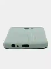 Бирюзовый чехол накладка "Soft-touch", с перфорацией для Samsung J4/J4 Plus/J6/J6 Plus/Note 10