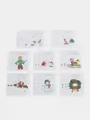 Новогодние открытки 7 х 10 см, 30 шт