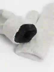 Серебряный варежки женские