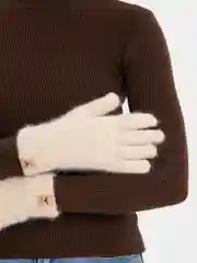 Бежевый перчатки женские