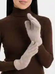 Коралловый перчатки женские