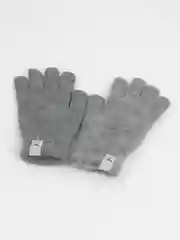 Угольный перчатки женские