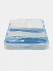 Голубой чехол для iPhone 11, 12, 13, 14, 15, 16 Pro Max Plus, XR, с принтом, защитой камеры айфон